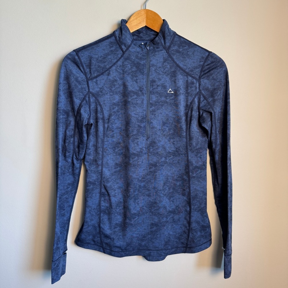 Paradox Womens Performance Merino‎ 1/2 Zip Long Sleeve Top Size Small Thumbholes